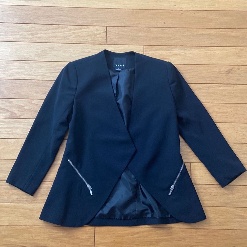 Trouvé Black Blazer